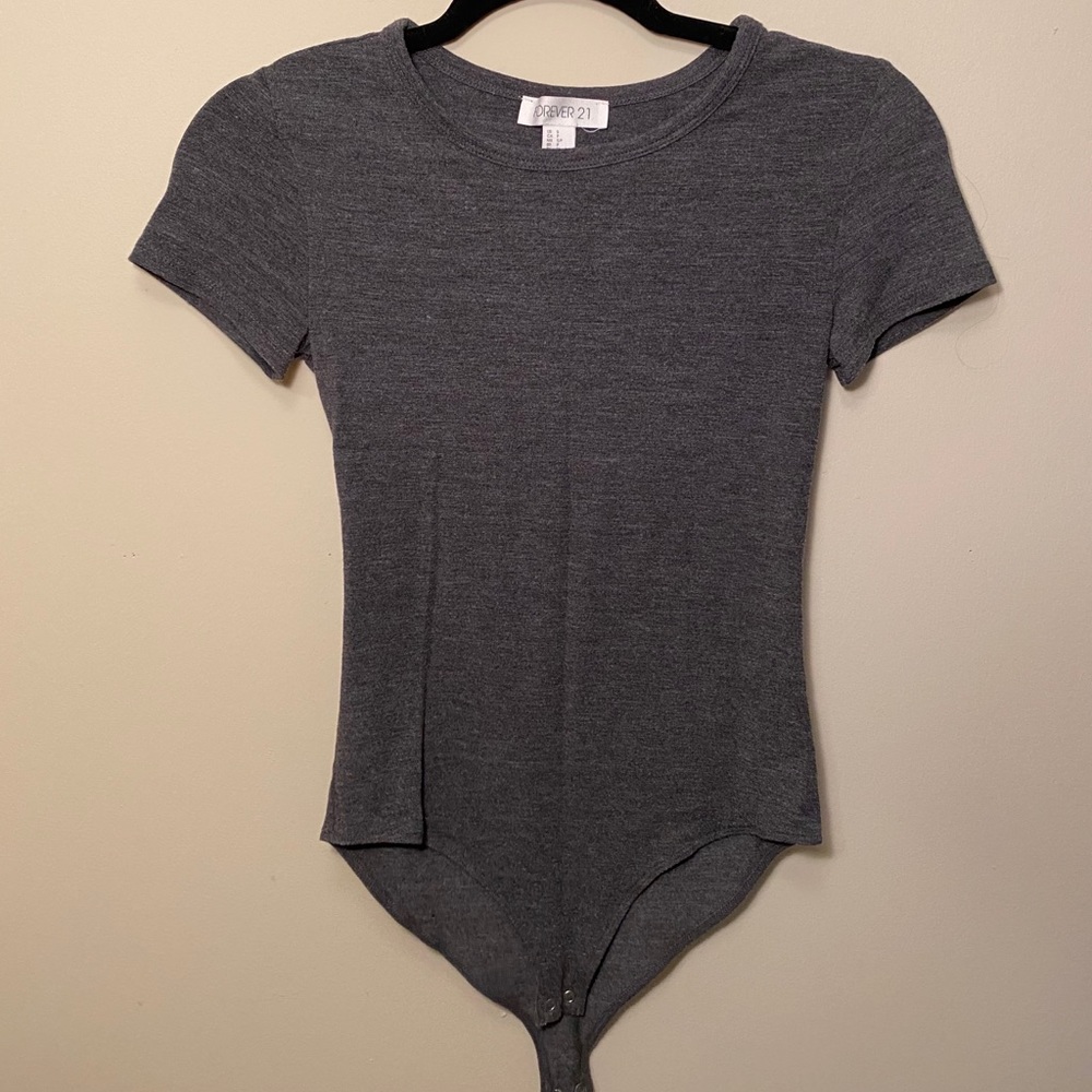 Gray bodysuit